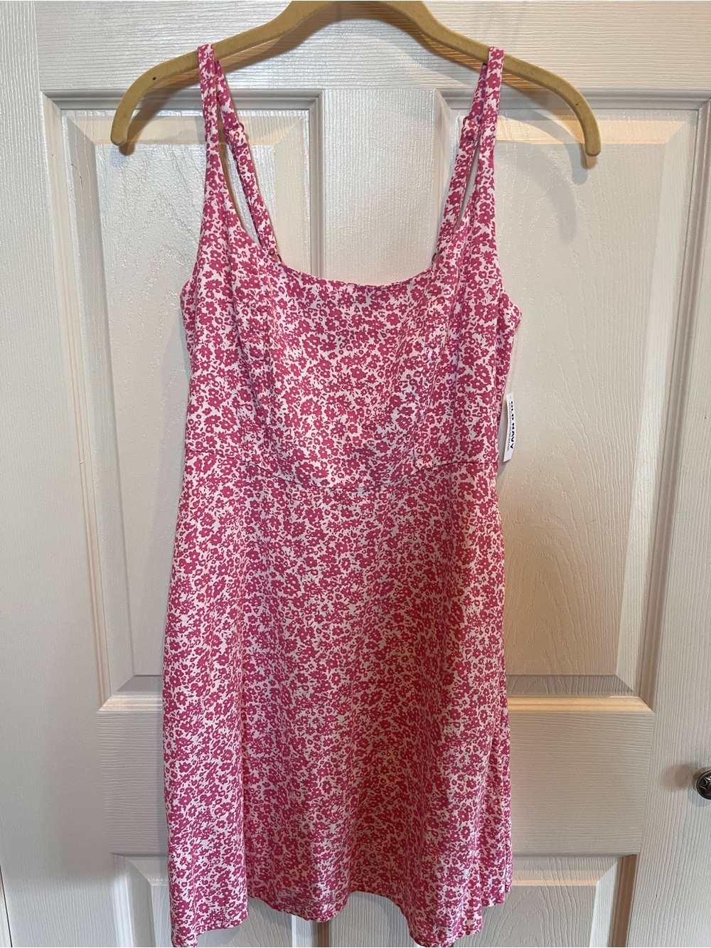 Old Navy Pink and White Floral Mini Dress
